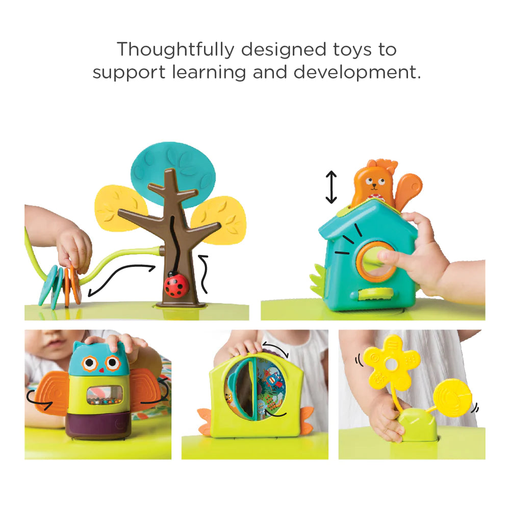 Oribel PortaPlay Forest Friends Activity Center + Stools Combo