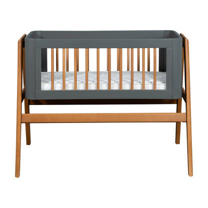 Swinging Cot Torsten Collection Seal Grey/Teak