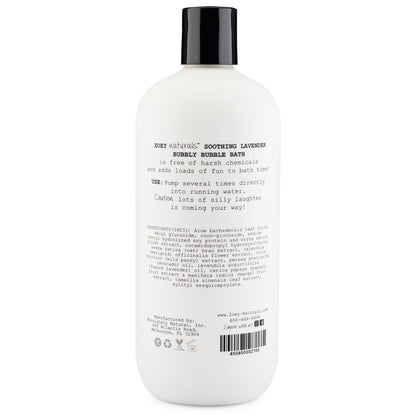 Zoey Naturals Soothing Lavender Bubbly Bubble Bath
