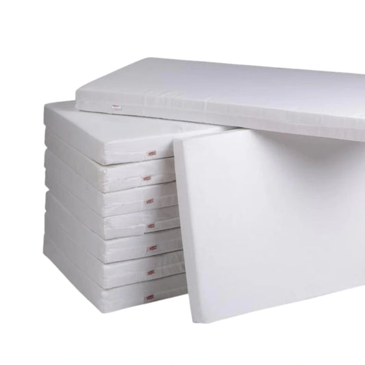 Fiber Block Mattress 120x60 cm with Simple Cotton Cover