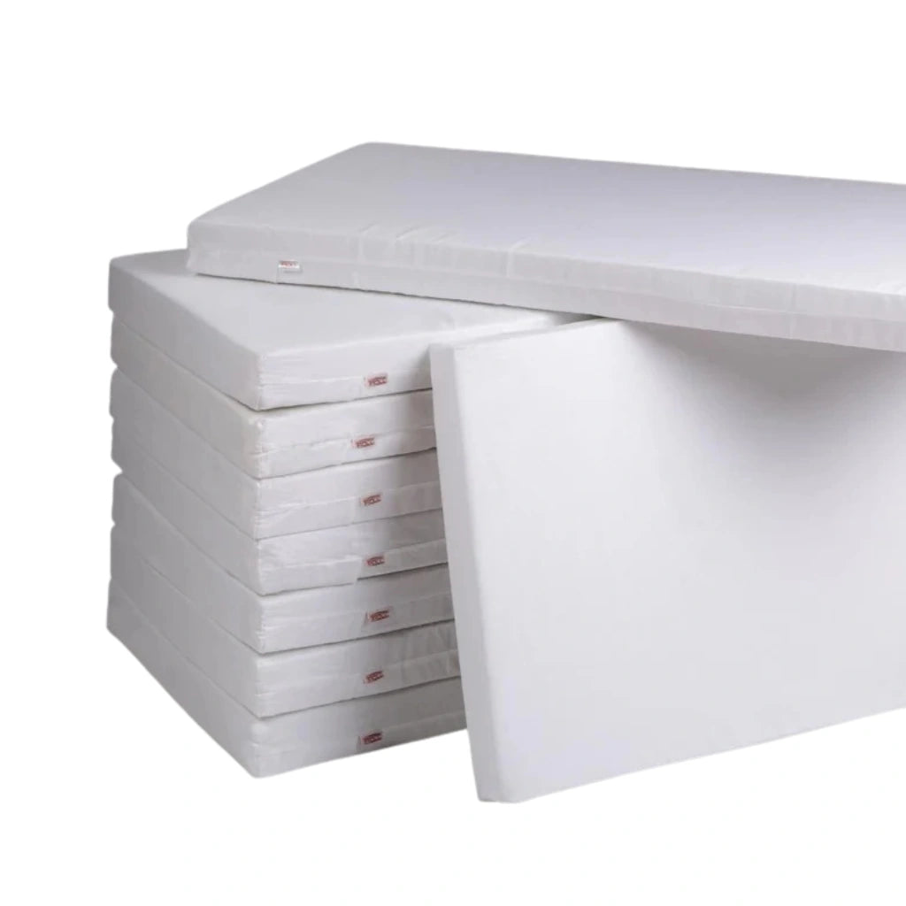 Fiber Block Mattress 140x70 cm with Simple Cotton Cover