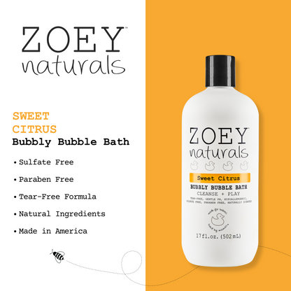 Zoey Naturals Sweet Citrus Bubbly Bubble Bath