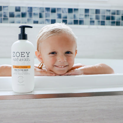 Zoey Naturals Sweet Citrus Head to Toe Wash