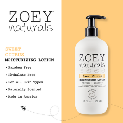 Zoey Naturals Sweet Citrus Moisturizing Loton