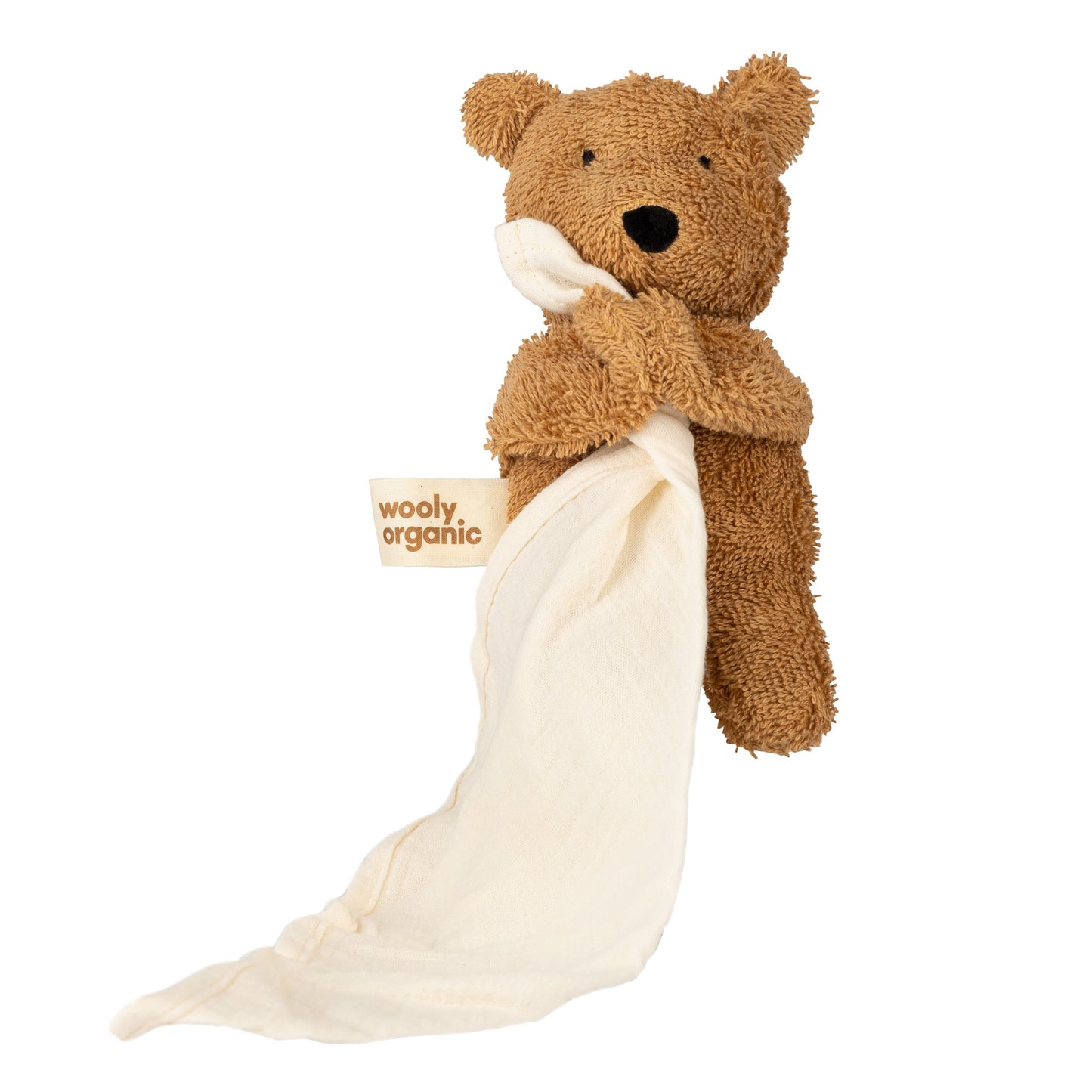 Wooly Organic Muslin Comforter with Soft Toy – Teddy