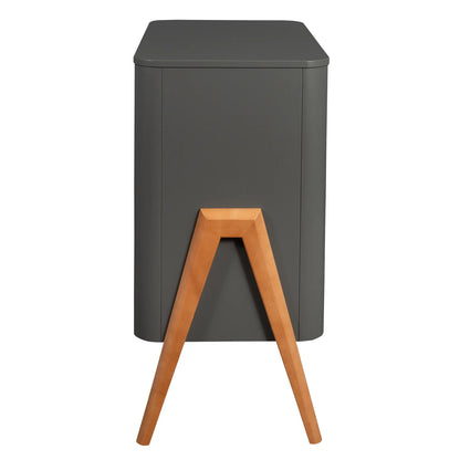 Dresser Torsten Seal Grey/Teak Collection with Changing Top
