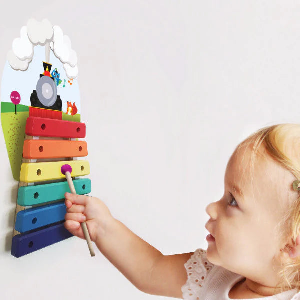 Oribel VertiPlay Wall Toy: Musical Rail Track