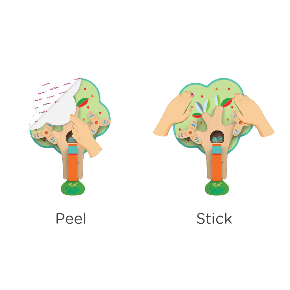 Oribel VertiPlay Wall Toy: Busy Woodpecker