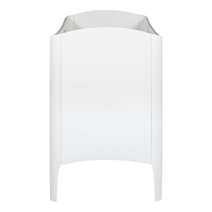 Cot Wave Collection White/Wax with Conversion Rail 120x60 cm