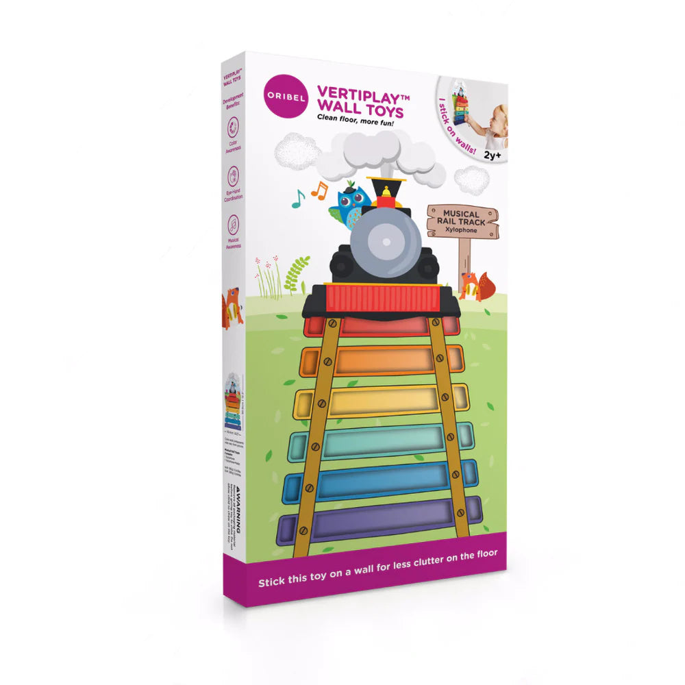 Oribel VertiPlay Wall Toy: Musical Rail Track