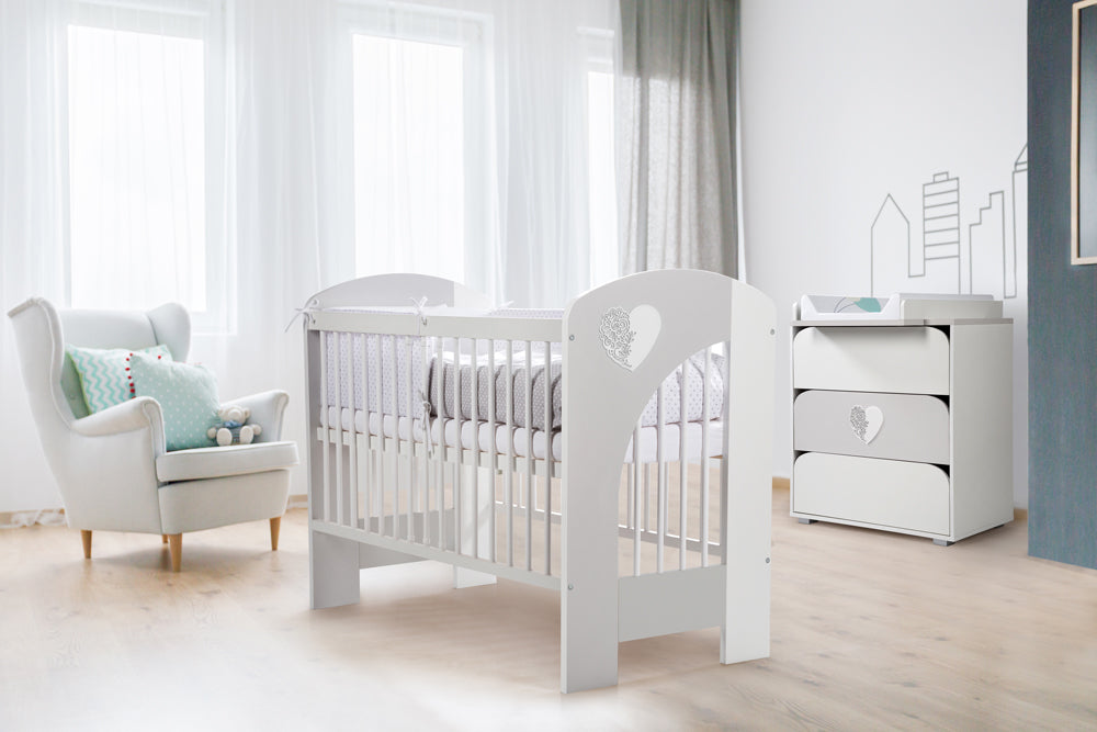 Crib Nel Heart Collection 120 x 60 cm