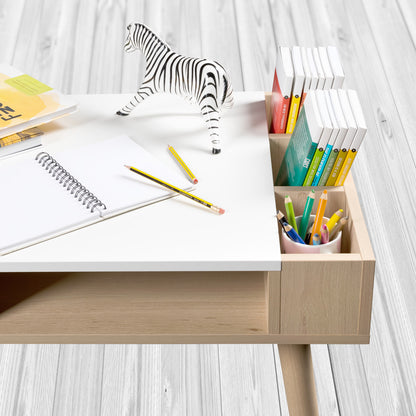 LittleSky Sofie Desk – Scandinavian Beech Wood Study Table