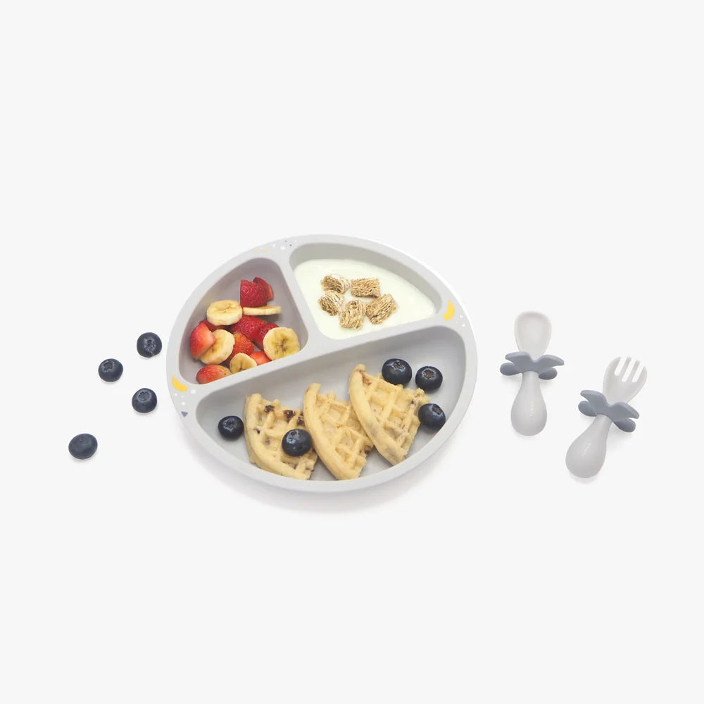 Oribel Baby Plate, Fork & Spoon